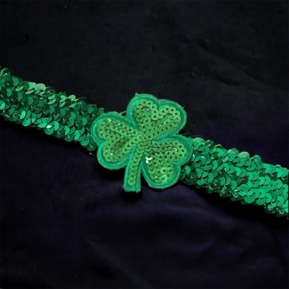 Shamrock Sparkle Headband: Get Your Irish On! Brand New🍀✨ St. Patrick’s Day Fun!